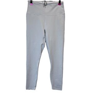 Fabletics Leggings Women's 26 White High Waisted Power-hold Pull On Stretch Yoga